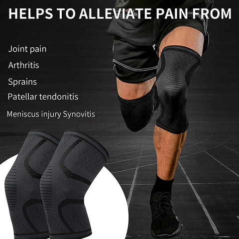 Austto 1PC Knee Guard Knee Support Braces Compression Protection Sleeves for Running Basketball Squats Fitness Workouts Zen fit plus