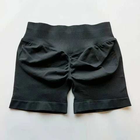 Impact Shorts Women Low Ribbed Band Gym Shorts Fitness Biker Short Workout Scrunch Butt Yoga Seamless Tights Zen fit plus