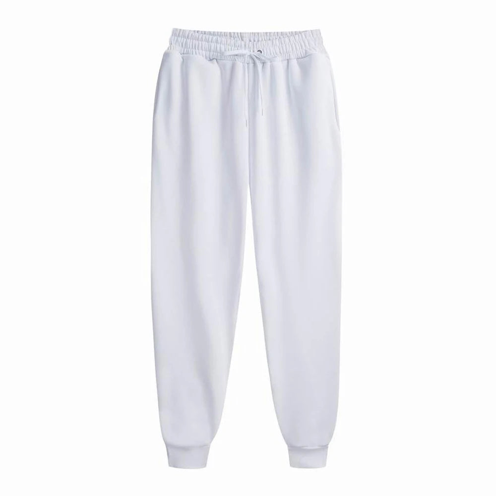 Men's Sweatpants Spring Autumn Fleece Pants Sport Long Pants Casual Drawstring Pockets Trousers Oversize Sweatpants For Men Zen fit plus