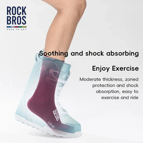 ROCKBROS ROAD TO SKY Sport Socks Breathable MTB Road Cycling Socks High Elastic Shock Absorbing A pair Bike Socks - Zen Fit Plus