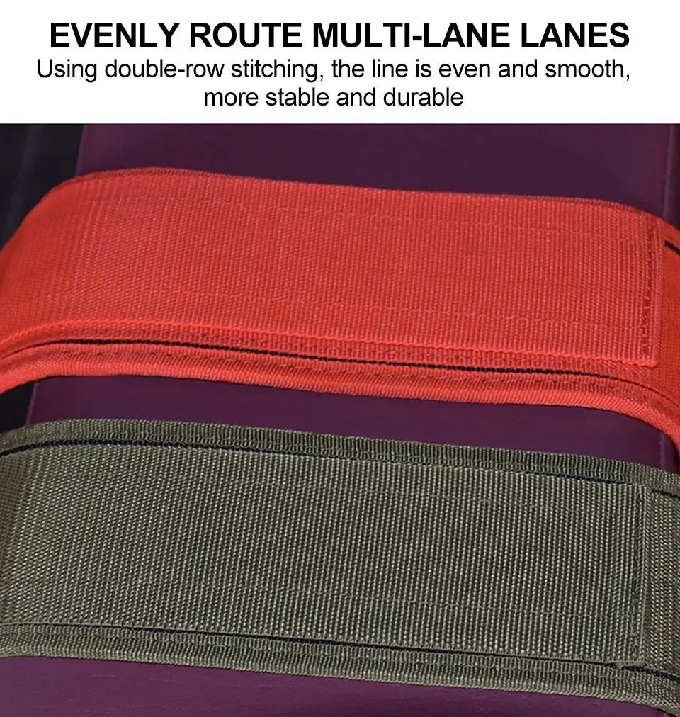 GOBYGO 1Pcs Fitness Weightlifting Belt Squat Pull-Up Gym Strength Lifting Adjustable Lumbar Support Metal Buckle Cross Training - Zen Fit Plus