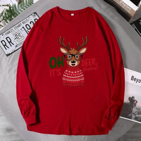 Men's Christmas Sweatshirts Plus Size 1XL-7XL Xmas Funny Hoodie Tops Adult Autumn Pullover Shirts Male Clothing 110-190KG - Zen Fit Plus
