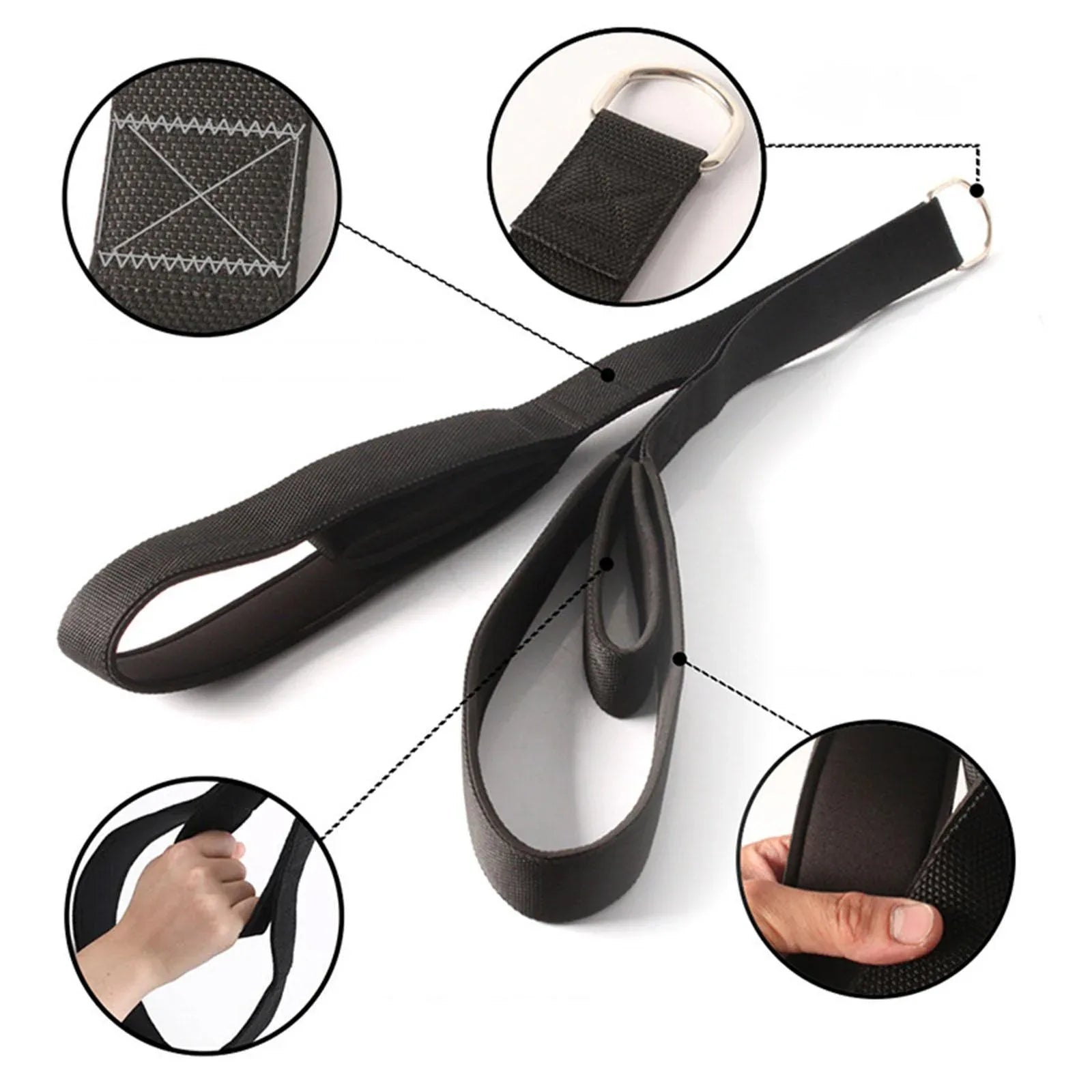 Pulldown Rope Gym Accessories Tricep Rope Cable Attachment Triceps Rope Pull Down Handle - Zen Fit Plus