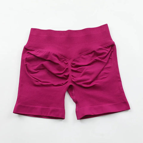 Impact Shorts Low Ribbed Waist Band Yoga Shorts Seamless Scrunch Bum Workout Gym Shorts Booty Hight Stretch Running Shorts Zen fit plus