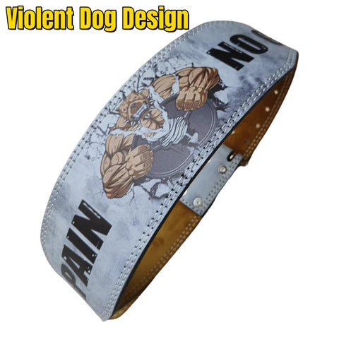 Violent Dog Weightlifting Belt for Men & Women Powerlifting Belt Gym Heavy Duty Workout Belt for Weight Lifting Deadlift Squats Zen fit plus
