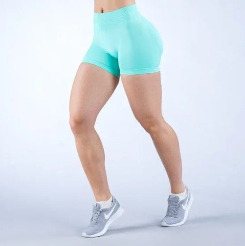 Summer High Waisted Yoga Shorts Fashionable and Sexy Running Fitness Pants Solid Color Yoga Leggings Zen fit plus