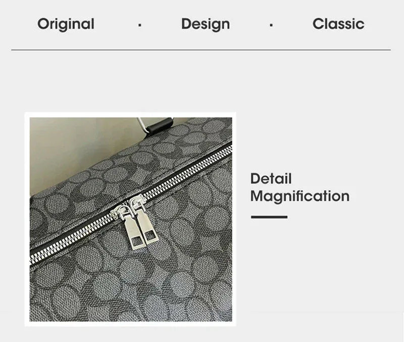 PU Leather Gym Bag Travel Totes Duffle Women Sports Fitness Business Casual Luggage Handbag Outdoor Shoulder Weekend Bag for Man - Zen Fit Plus