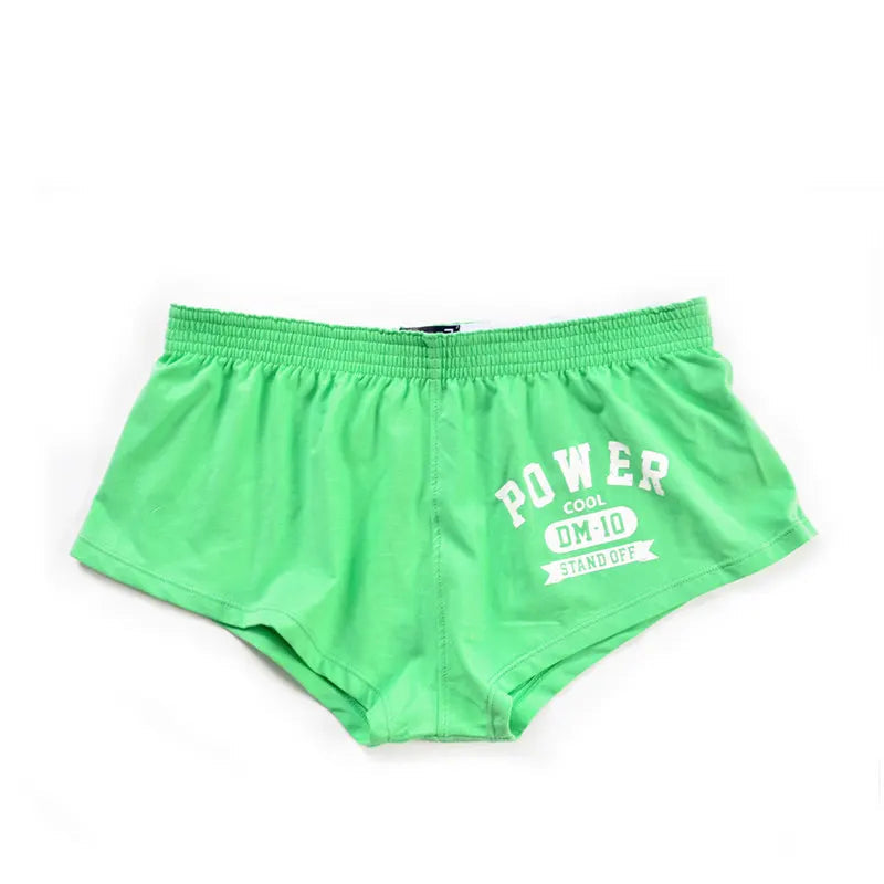 Cotton Fitness Gym Shorts For Men Running Short Home Sport Yoga Workout Training Summer Breathable Loose Underwear Man Boxer D.M Zen fit plus