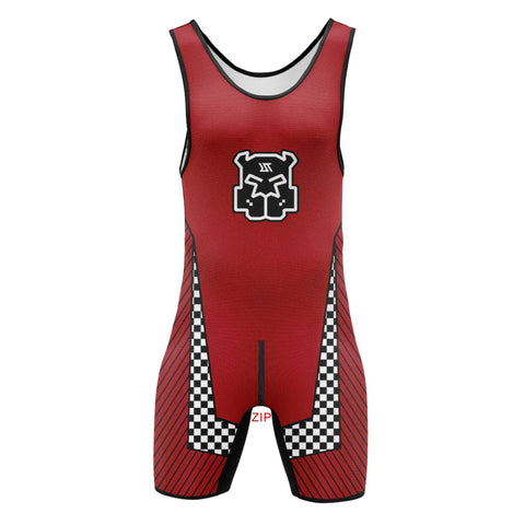 Mens Wrestling Singlets Front And Back Zipper Dog SexyMan Bodysuits RT One-Piece Undershirts Powerlifting Sleeveless Sleepwear Zen fit plus