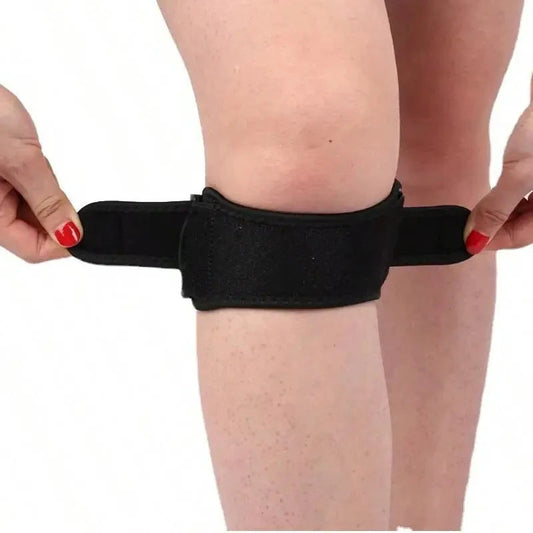 1 Piece Knee Patellar Tendon Knee Support Strape Brace Adjustable Shock Absorption Compression Knee Pad Sleeve for Basketball Zen fit plus