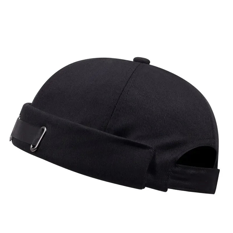 Vintage Brimless Hat Breathable Shark Beanie Hat Cotton Retro Men Adjustable Docker Cap Literary Sailor Cap Women Hip Hop Hat - Zen Fit Plus