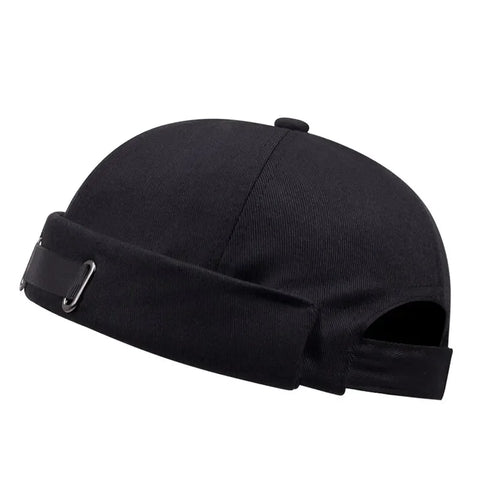 Vintage Brimless Hat Breathable Shark Beanie Hat Cotton Retro Men Adjustable Docker Cap Literary Sailor Cap Women Hip Hop Hat - Zen Fit Plus