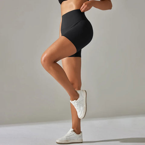 Yoga Shorts Women Fitness Shorts Running Cycling Shorts Breathable Sports Leggings High Waist Summer Workout Gym Shorts - Zen Fit Plus
