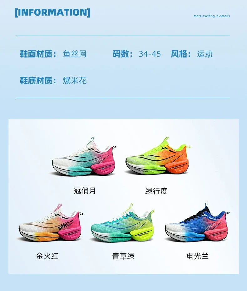 2025 NEW Men Sports Running Shoes Off Marathon Breathable Light Comfortable Women Athletic Sneakers Jogging Tenis Air Cushion - Zen Fit Plus