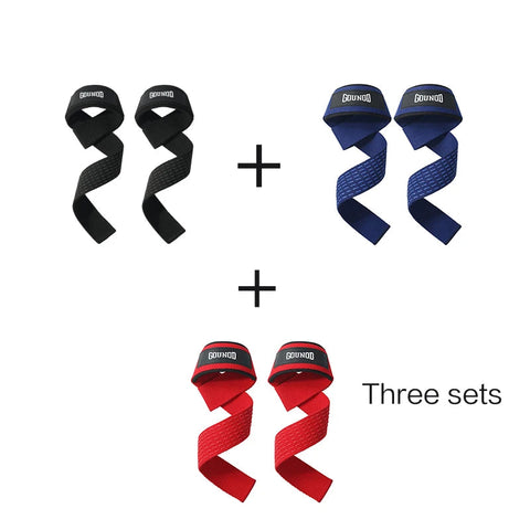 2PC/4PC/3PAIR Weightlifting Straps Anti-Slip Silicone Lifting Wrist Straps Strength Training Deadlifts Crossfit Hand Grips Wrist Zen fit plus