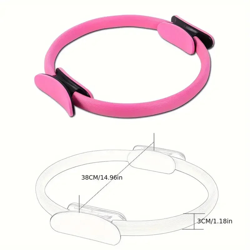 Yoga Fitness Ring Circle Pilates Women Girl Exercise Home Resistance Elasticity Workout Pelvic Floor Muscle Postpartum Training - Zen Fit Plus