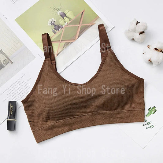 Women's seamless bra Full Cup Breathable bra Breathable comfort Sleep bra Running Fitness Sports bra Suspenders Zen Fit Plus