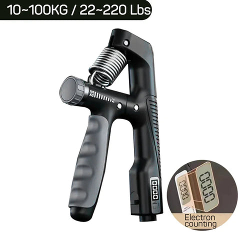 Smart Counting Hand Grip Strengthener 10-100Kg Wrist Expander Finger Exerciser for Trainers Muscle Recovery Fitness GymTraining Zen Fit Plus