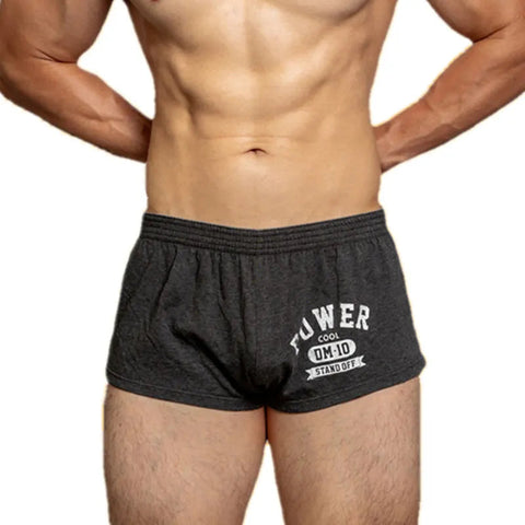 Cotton Fitness Gym Shorts For Men Running Short Home Sport Yoga Workout Training Summer Breathable Loose Underwear Man Boxer D.M Zen fit plus