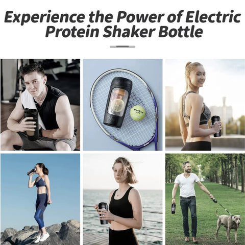 650ml USB Electric Portable Whey Protein  Shaker bottle  Fully Automatic Stirring Cup Rechargeable  Gym  BA Free Cocktail Blend Zen fit plus