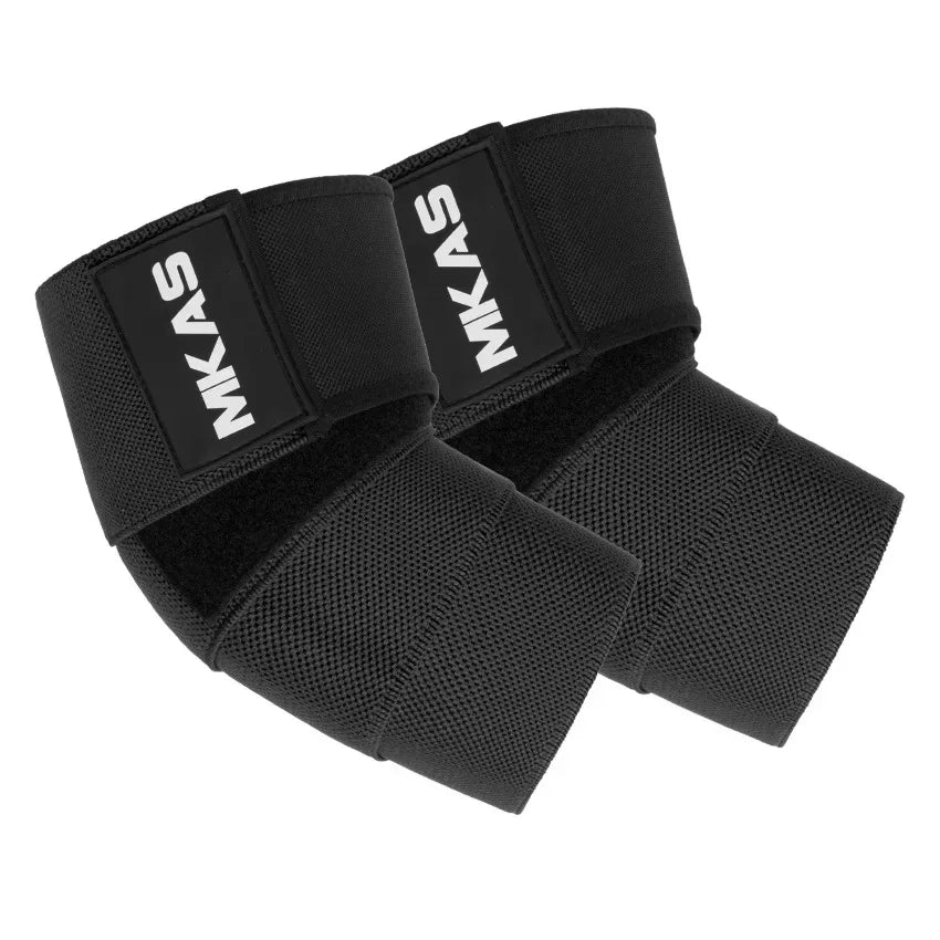 2PCS New Premium Elbow Pads Wrap Elbow Strap Bandage Brace Support Gym Fitness Sport Protecter Pad for Weightlifting Bench Press - Zen Fit Plus