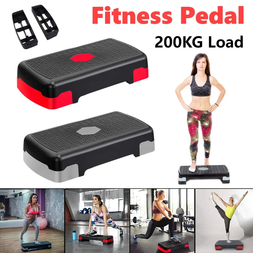 Fitness Pedal Stepper Cardio Pedal Exerciser Non-slip Stable 200KG Load-bearing Home Gym Exercise Portable Fitness Equipment - Zen Fit Plus