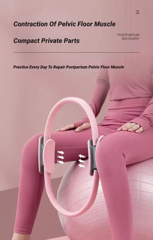 Yoga Fitness Ring Circle Pilates Women Girl Exercise Home Resistance Elasticity Workout Pelvic Floor Muscle Postpartum Training - Zen Fit Plus
