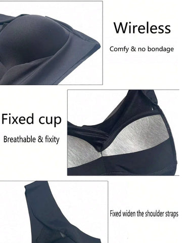 Women's sports underwear Invisible bra seamless breathable comfortable elastic shockproof underwear without steel rings Zen Fit Plus