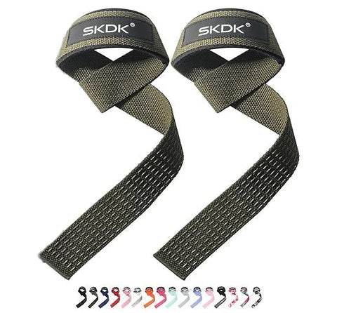 2PC/4PC/3PAIR Weightlifting Straps Anti-Slip Silicone Lifting Wrist Straps Strength Training Deadlifts Crossfit Hand Grips Wrist Zen fit plus