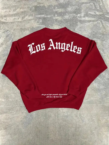 The new men's round-neck hoodie for Spring and Autumn 2025 features street fashion and soft 3D letter pattern printing Zen Fit Plus