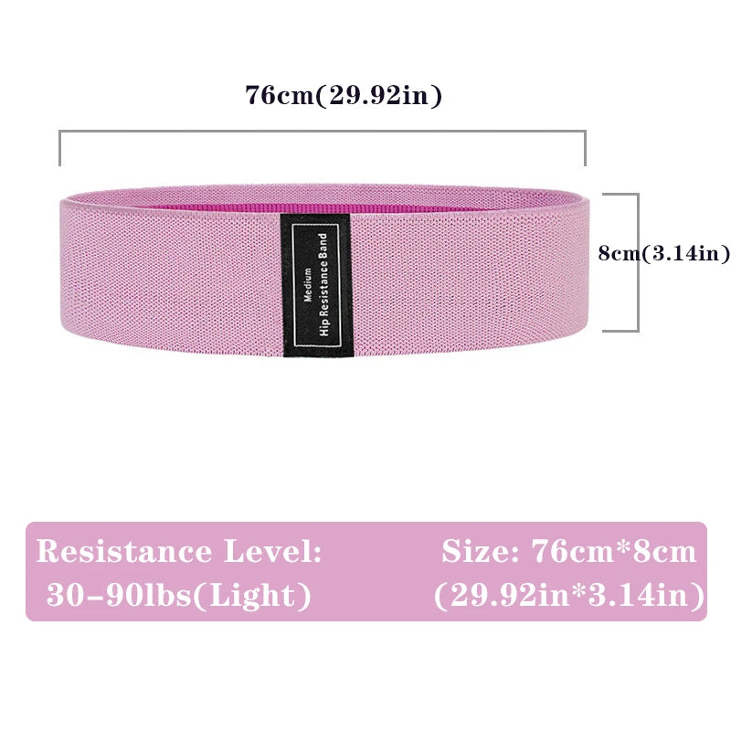 Fitness Resistance Band Buttocks Expansion Fitness Cloth Rubber Band Elastic Workout Suitable For Home Exercise Sport Equipment Zen fit plus