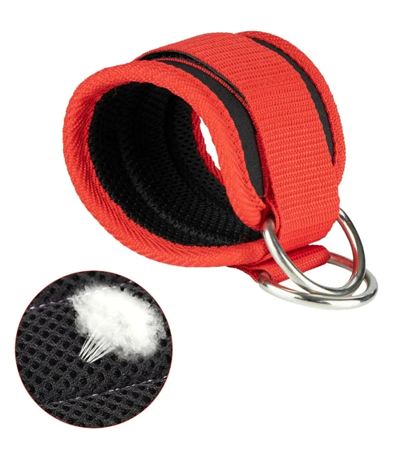 Fitness Ankle Straps Adjustable D-Ring Support Cuffs Gym Leg Excercises Training Workouts Sports Fit Guard Safety Abductors Zen fit plus
