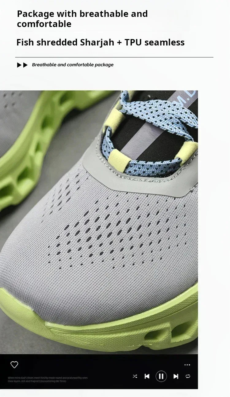 Men Sports Shoes Luxury Casual Sneakers Mesh Running Shoes Summer Lightweight Platform Fashion Basketball Walking Shoes for Men - Zen Fit Plus