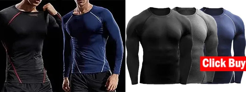 Men Running T shirt Quick Dry Bodybuilding Sport Shirt Long Sleeve Compression Top Fitness Tight Rashgard Gym T-Shirt Men - Zen Fit Plus
