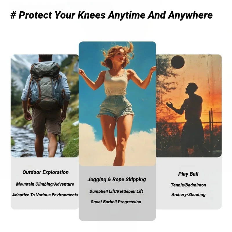 Adjustable PVC Knee Patellar Band Tendon Support Strape Brace Shock Absorption Compression Strap Pads Sport Protection Zen Fit Plus