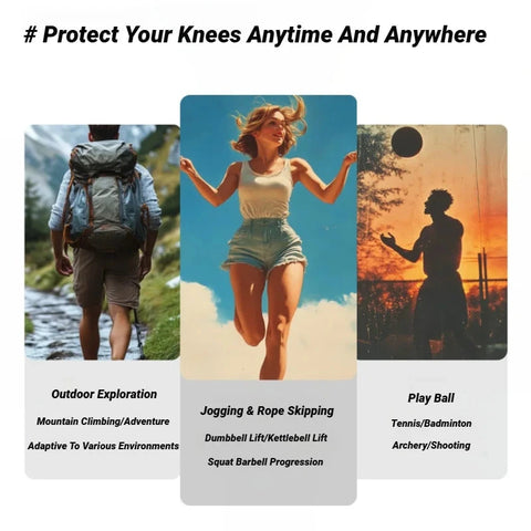 Adjustable PVC Knee Patellar Band Tendon Support Strape Brace Shock Absorption Compression Strap Pads Sport Protection Zen Fit Plus