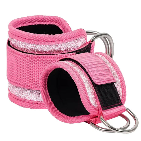 Fitness fluorescence Sports Straps Adjustable D-Ring Support Cuffs Ankle Pulley With Buckle Guard Leg Strength Safety Abductors - Zen Fit Plus