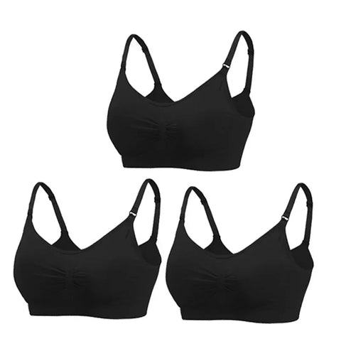 3PC/lot Maternity Nursing Bras Cotton Breastfeeding Pregnant Women Pregnancy Underwear Breast Feeding Bra Clothing Lactancia Zen Fit Plus
