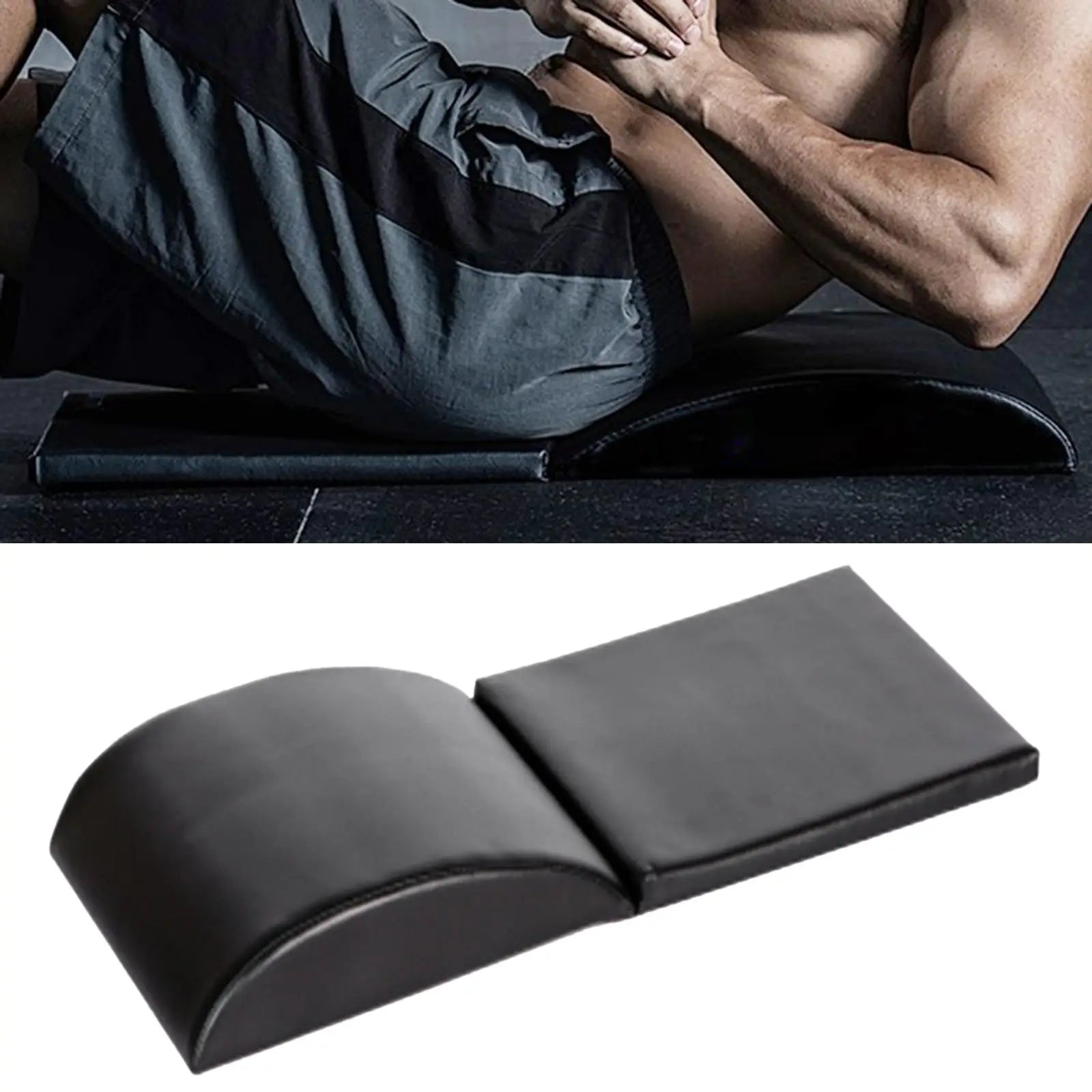 Ab Exercise Mat Abdominal Core Trainer Pad Back Support Sit up Stretches Ab Zen Fit Plus