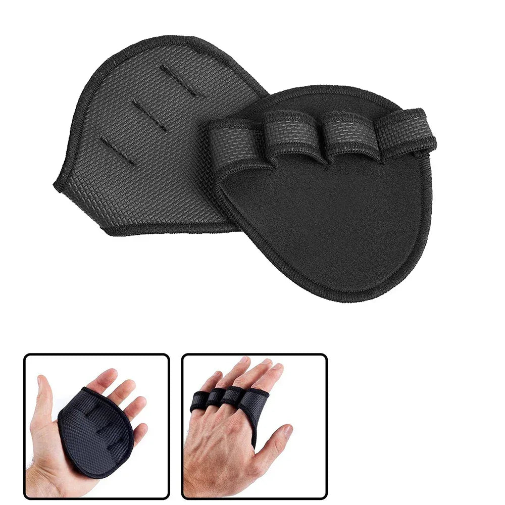 Hand Palm Protector Gym Fitness Gloves Half Finger Lifting Palm Dumbbell Grips Pads Weightlifting Training Glove Gym Workout - Zen Fit Plus