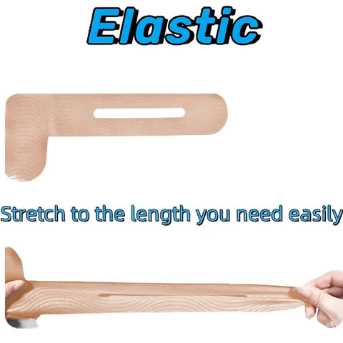 10PCS Kinesiology Tapes Knee Tape Precut Strips Waterproof Sport Tape Elastic Latex-Free Athletic Tape Kinesiology Tapes for Gym - Zen Fit Plus