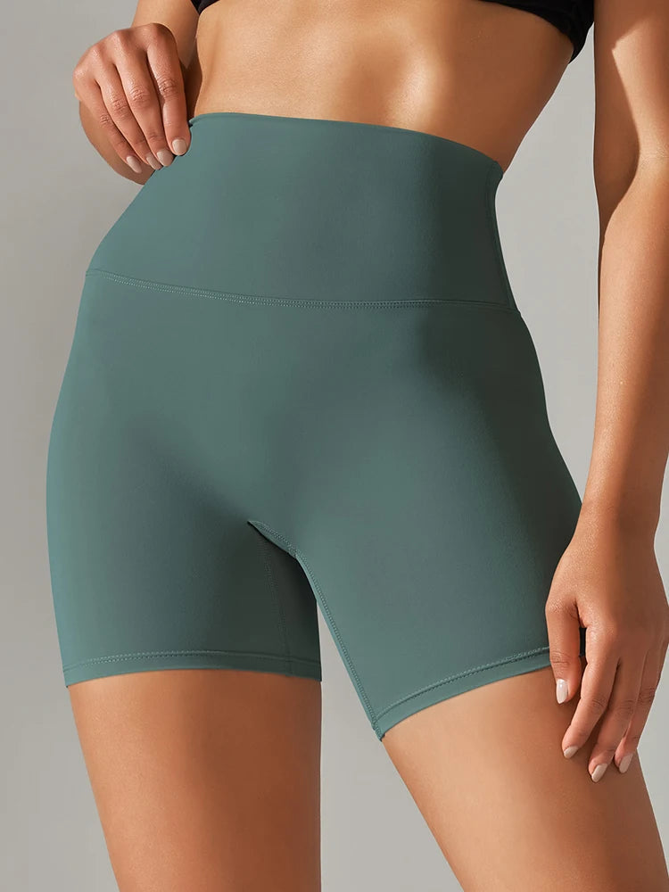 Women Sports Short Yoga Legging Shorts Squat Proof High Waist Fitness Tight Shorts Quick Drying Cycling Workout Gym Shorts Zen fit plus
