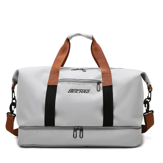 Gym Bag Travel Fitness Bag for Women Large Capacity Men's Sports Luggage bag Waterproof Female Messenger Bag Dry And Wet Handbag Zen fit plus