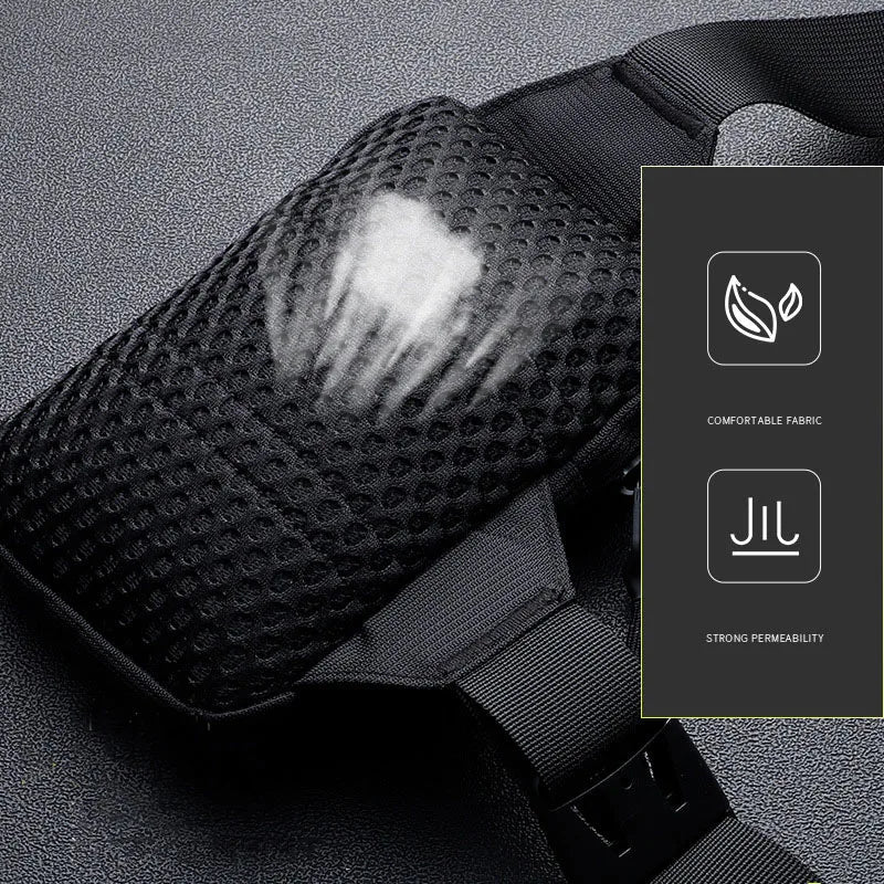 Fashion Nylon Shoulder Crossbody Bags for Man Women Mini Cloth Sling Sport Cross Phone Backpack Travel Male Square Bag Chest Bag Zen fit plus