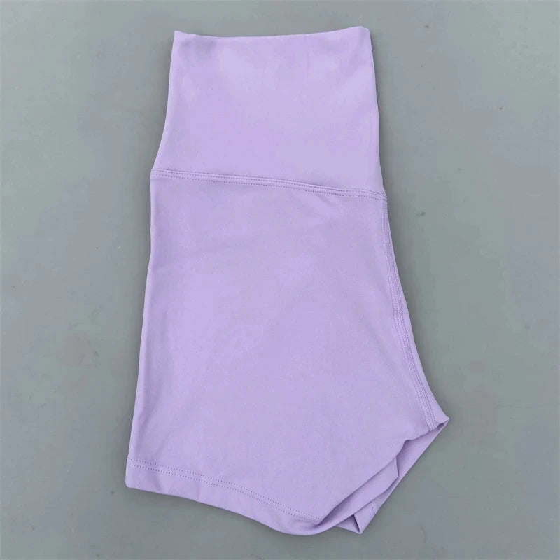 Solid Color tight Women Fitness Sport Short High Waist Yoga Short Legging Squatting Proof Comprehensive Training Jog AthletiC Zen fit plus