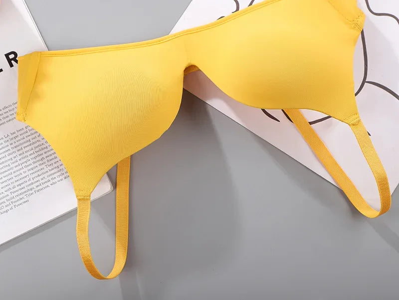 Women Seamless Bra Sexy No Wire Push Up Underwear Girls Students Breathable Thin 10 Colors Bras Female's Bra Breathable Gathered - Zen Fit Plus