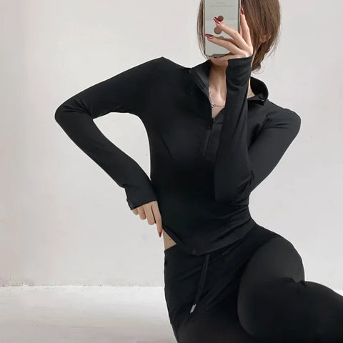 2024 Sun Protection Quick Dry Sports Coat Women's Tight Tops Long Sleeve Zipper Yoga Jacket Running Fitness Women's Jacket S-3XL Zen fit plus