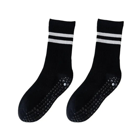 8 Colors Sports Socks Cotton Mid-tube Bottom Professional Non-slip Silicone Indoor Fitness Socks Gym Dance Pilates Yoga Socks - Zen Fit Plus