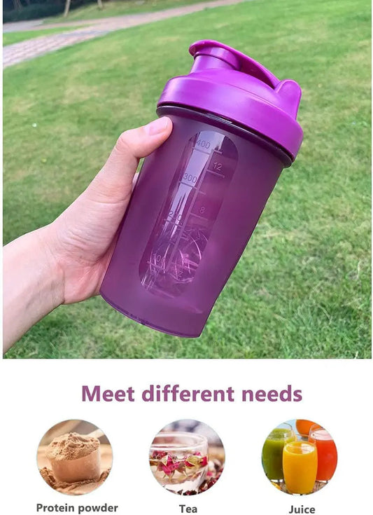 Leeseph Shaker Bottle with Shaker Balls Leak Proof Drink Shaker Bottle for Shake and Pre Work Out Best Shaker Cup (BPA free) Zen fit plus