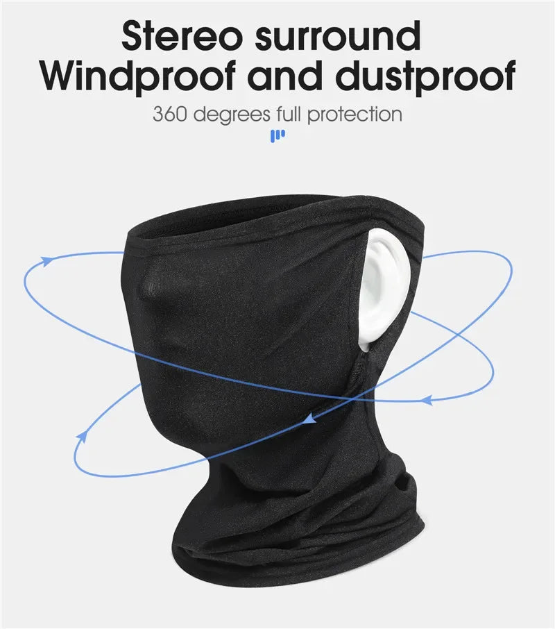 WEST BIKING Breathable Summer Cycling Headwear Ice Silk Anti UV Face Cover Outdoor Sport Running Scarf Dustproof Men Women Mask - Zen Fit Plus